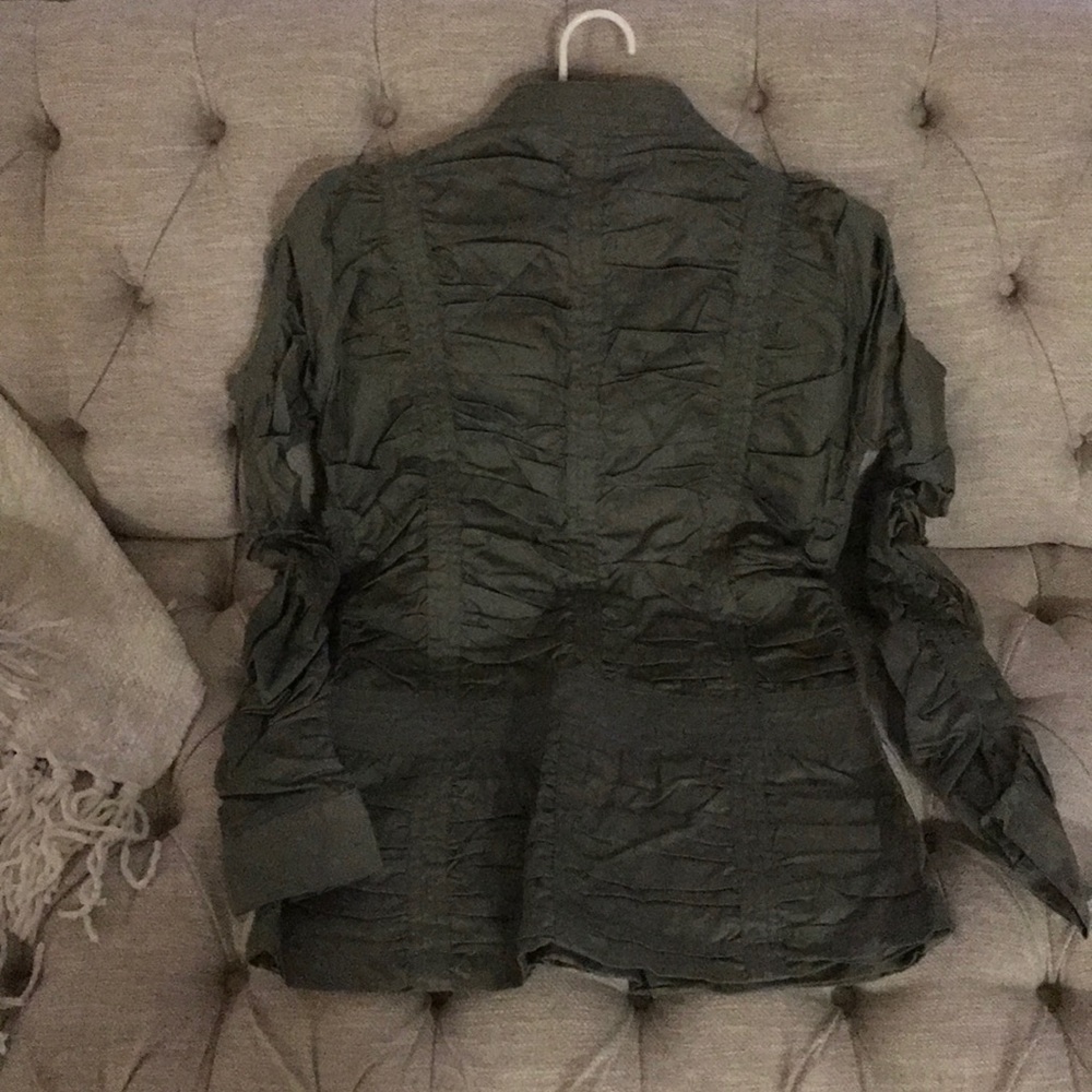 Green military fashion summer jacket!shoesAVAILABL - Picture 5 of 6